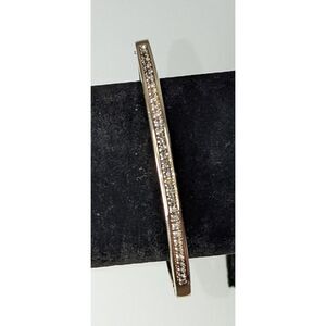 Rhinestone Clamper Avon 100th Anniversary Bracelet